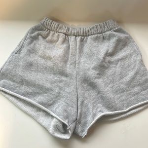 Grey AERIE sweatshorts